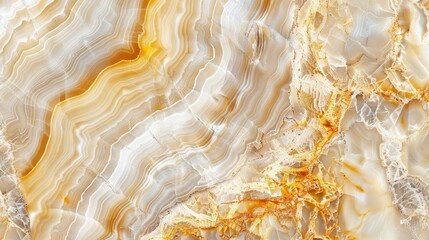 Wall Mural - Abstract Marble Texture: Swirls of Warm Hues