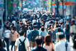 © 세진 김 - Crowd of people walking on a street