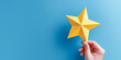 © ramaheda - hand placing star giving rating feedback concept