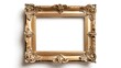 © 2rogan - Classical gilt frame with canvas on white background