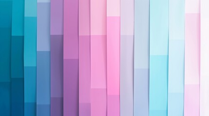 Poster - Abstract Gradient Background with Vertical Stripes in Pastel Colors