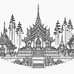 Sticker - temple