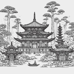 Wall Mural - temple