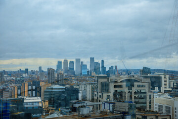 London, UK - City buildings and city streets