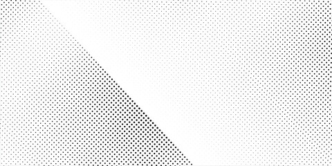 Wall Mural - dotted gradient halftone background. horizontal seamless dots pattern in pop art style. abstract mod