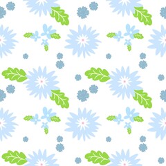 Wall Mural - Background Seamless Patterns floral flowers blossom