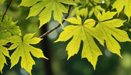 Sticker - Green Leaves.