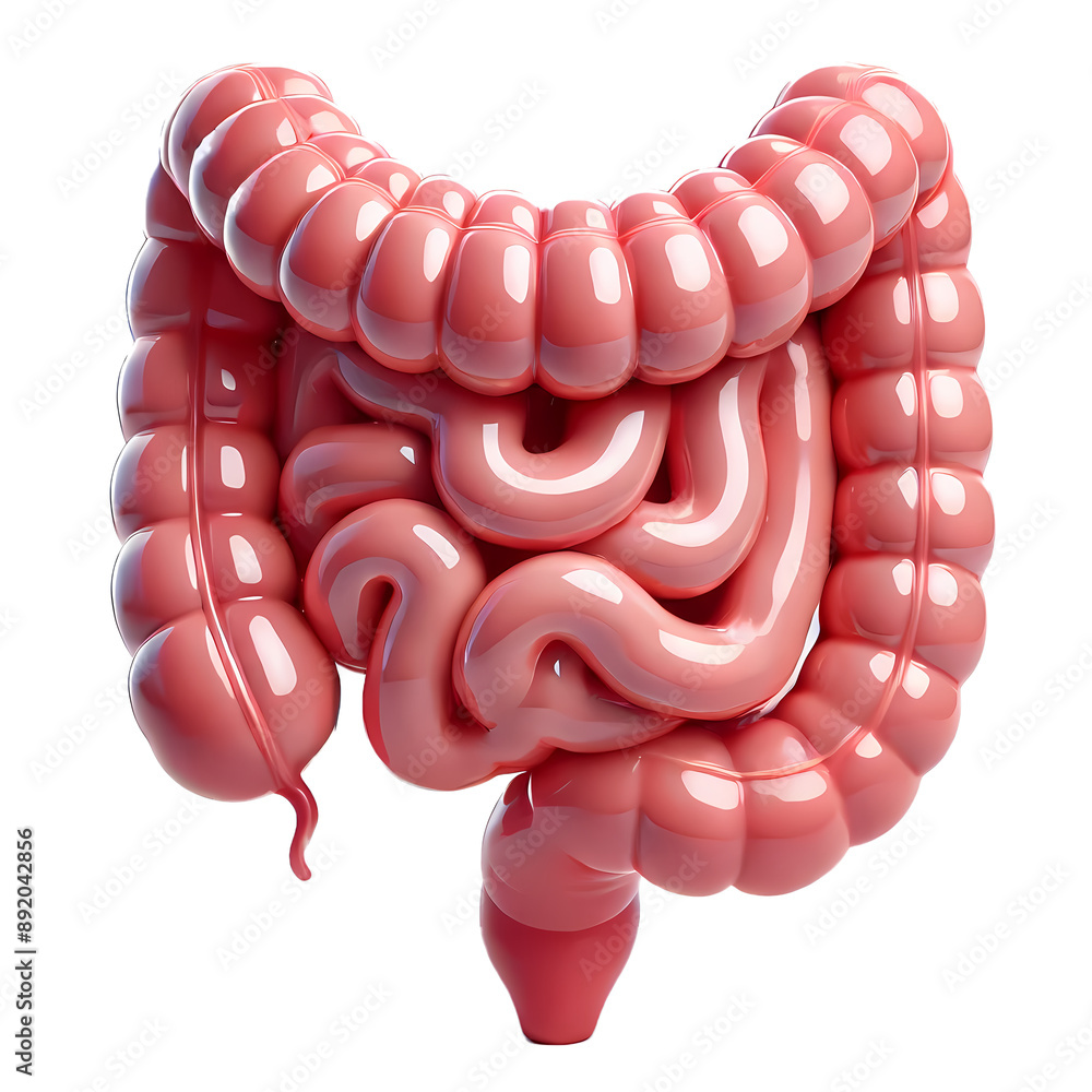 Detailed Glossy 3D Human Intestines Stock Photo | Adobe Stock