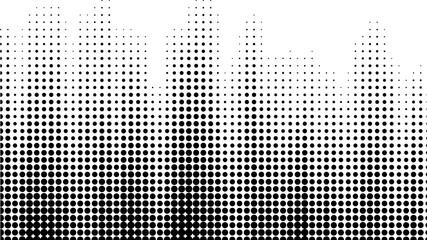 Wall Mural - Gradient Halftone Dots Pop Art Background - Abstract Vector Texture