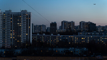 Wall Mural - city at night