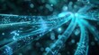 © Otseira - data cables transferring information hologram