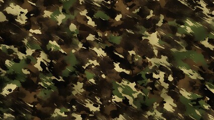 Wall Mural - 
camouflage army background modern stylish print, forest print camouflage on textiles