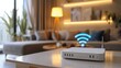 © Wahyu - Wireless Router in a Living Room