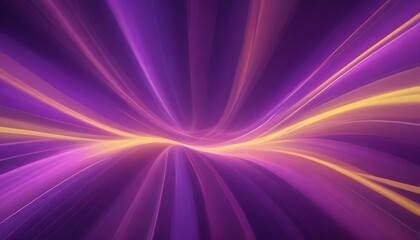 Wall Mural - Abstract design featuring flowing waves of purple and orange hues, creating a sense of movement and depth. 