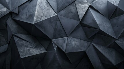 Wall Mural - Black dark navy blue silver abstract pattern background. 