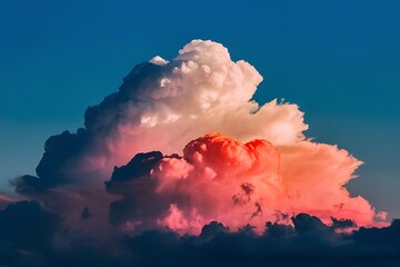 Canvas Print - clouds in the sky at sunset