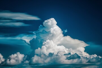 Canvas Print - blue sky and clouds