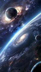 Wall Mural - Galaxy Space Fantastic