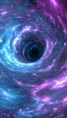Wall Mural - Black Hole Space