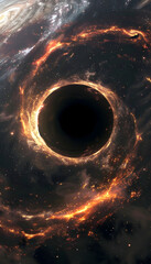 Wall Mural - Black Hole Space