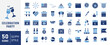 © ARIF MIFTAHUL ANWAR - Set of 50 Party and Celebration glyph Icon Design
