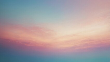 Canvas Print - Pastel gradient blur for an abstract and dreamy soft background