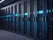 © DigitalMagicVisions - Securing Data with Futuristic Encryption Processes in a Selective Focus Server Room