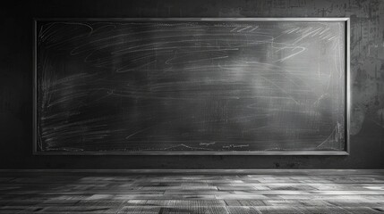 Sticker - Empty chalkboard backdrop