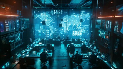 Cybersecurity Control Room