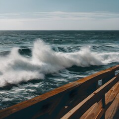 Wall Mural - waves on the beach