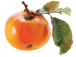 Wall Mural - persimmon isolated on the white background