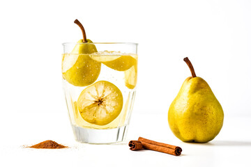 Canvas Print - Pear and Cinnamon Infused Water