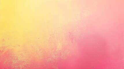 Poster - Abstract Gradient Background with Yellow and Pink Hues