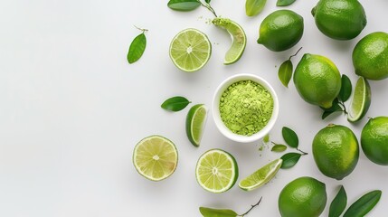 Wall Mural - green olives background