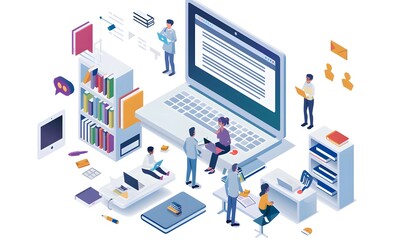 Digital Learning Illustration