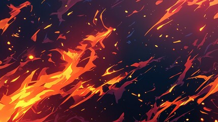 Wall Mural - black and red dark background fire flame texture with thunders and smoke energetic anime vibes , 8k, 2d,ferrania p30 --ar 16:9 --niji 6 Job ID: 170aa7f2-fda1-46b1-bfb9-0af8c960829d