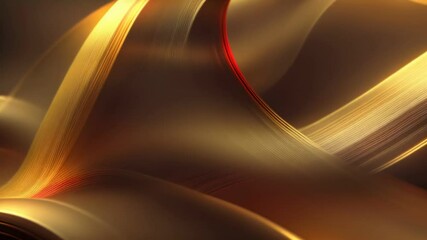 Sticker - red and gold swirling background