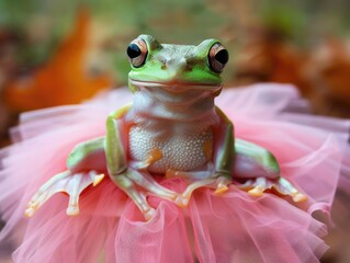 Wall Mural - red eyed tree frog