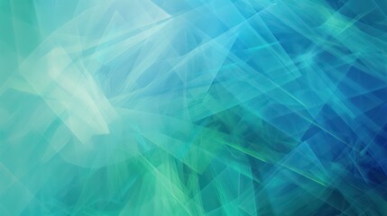 Wall Mural - soft blend of blue and green in a subtle plexus pattern, with ample text space in the center for bal