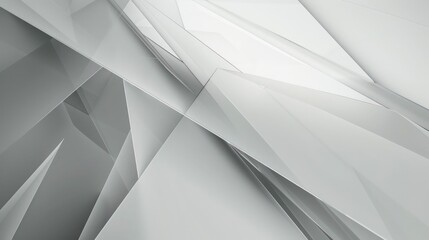 Wall Mural - sophisticated grey and white plexus design, offering a clean background with top-centered text space