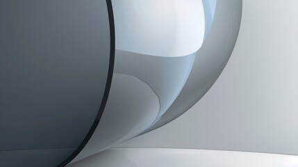 Wall Mural - subtle blend of grey and blue plexus, text space along the right edge for clear communication