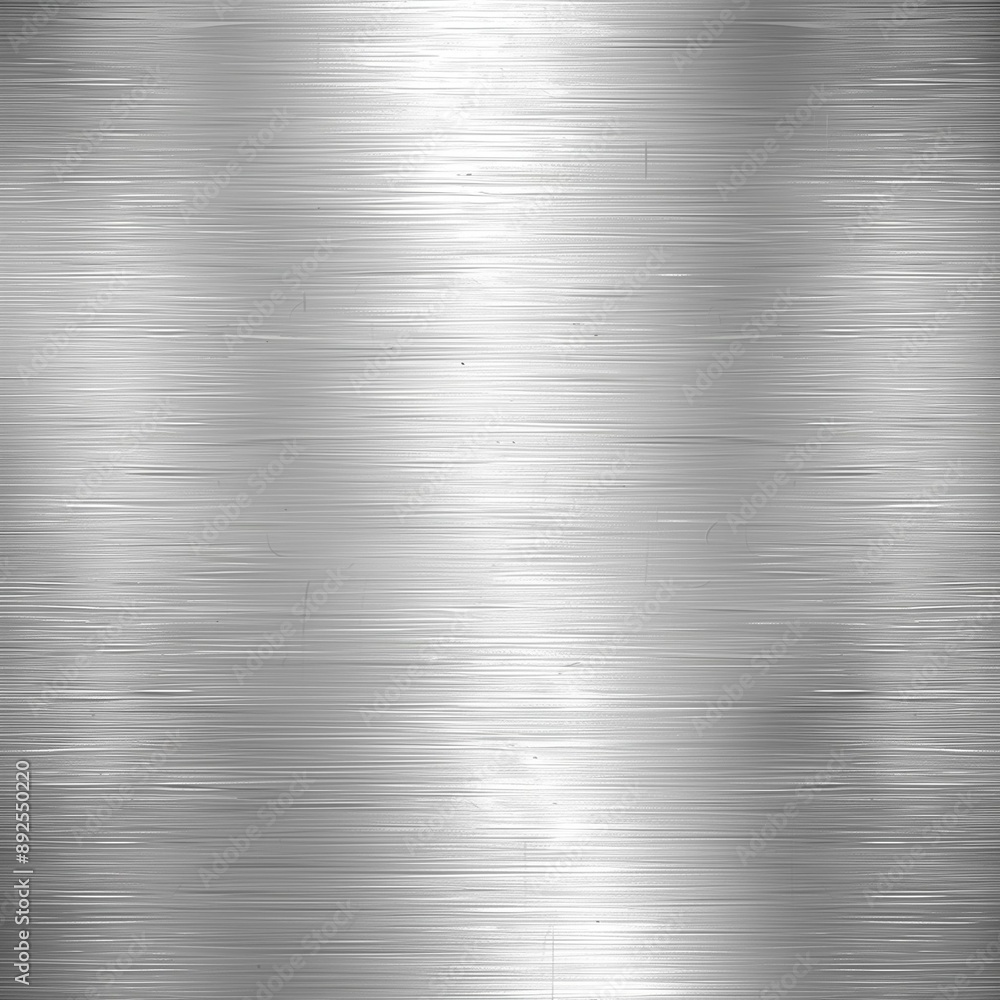 Abstract silver metallic brushed texture background with linear pattern ...
