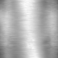 Abstract silver metallic brushed texture background with linear pattern for modern industrial designs