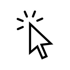 Wall Mural - Click cursor icon