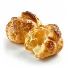 Crispy, golden gougere pastries, perfect for a delicious snack or a light lunch