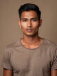 © triocean - Close up of handsome Indian male model with glowy skin and modern hairstyle