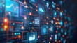 © Wattana - Abstract image of business marketing strategies and tactics represented by digital icons and data flows