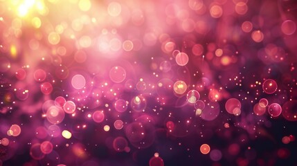 Fototapete - Soft-focus bokeh lights creating a dreamy and ethereal abstract background