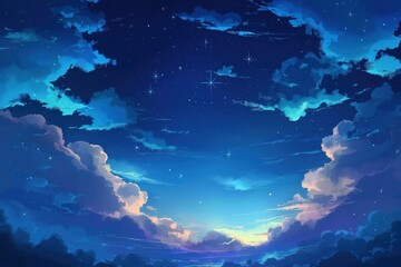 Wall Mural - anime clouds wallpaper wallpaper hd