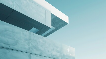 Wall Mural - Abstract Architecture and modern facade 